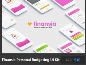 finansia personal budgeting ui kit