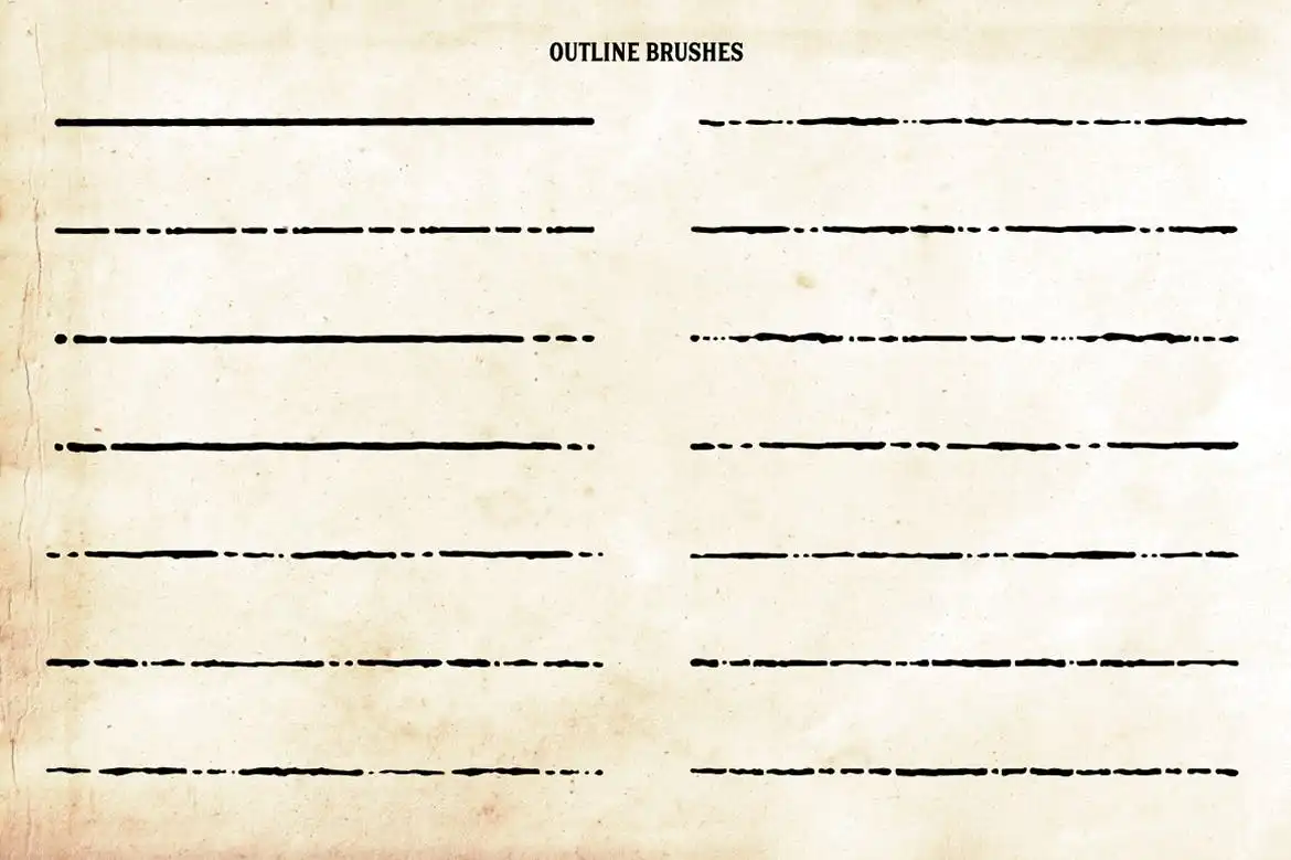 Finest Vintage-Illustrator Brushes