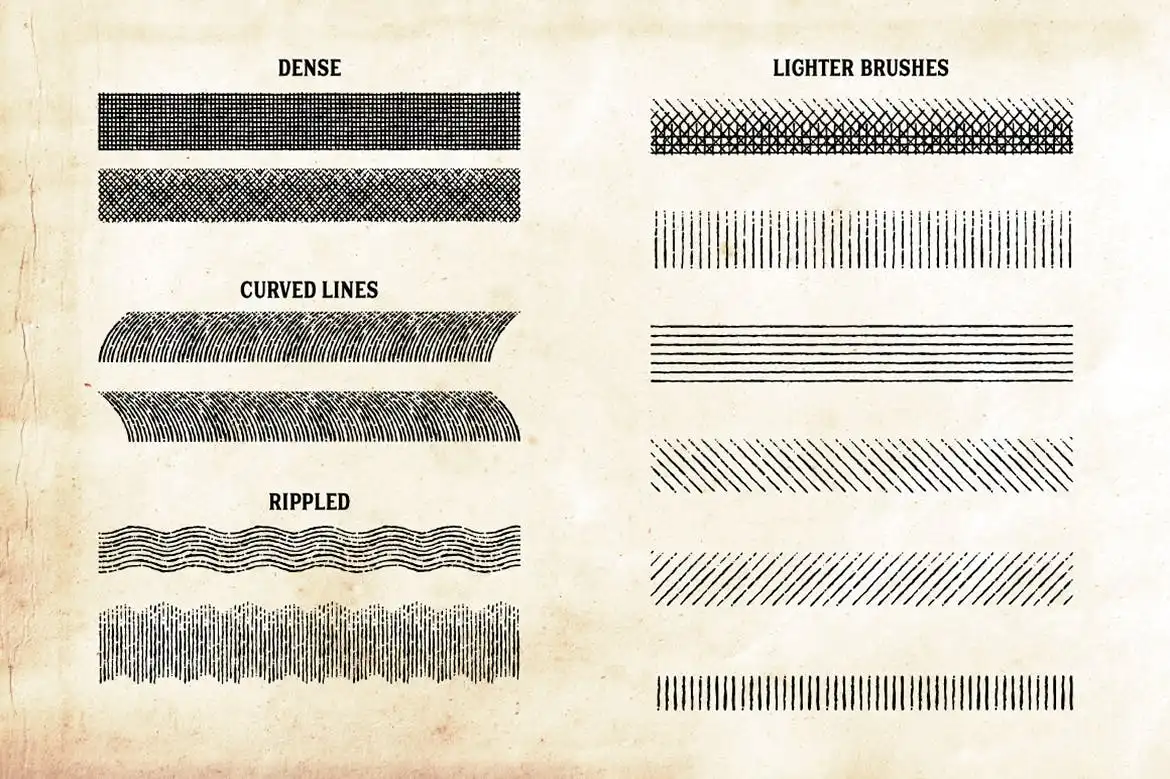 Finest Vintage-Illustrator Brushes 3 finest vintage illustrator brushes 8