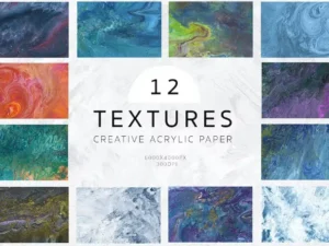fluid acrylic hand painted textures