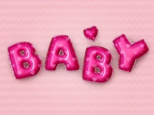 foil balloon text effects 3