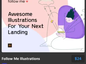 follow me illustrations