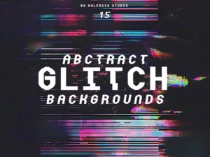 fondos abstractos de glitch 1