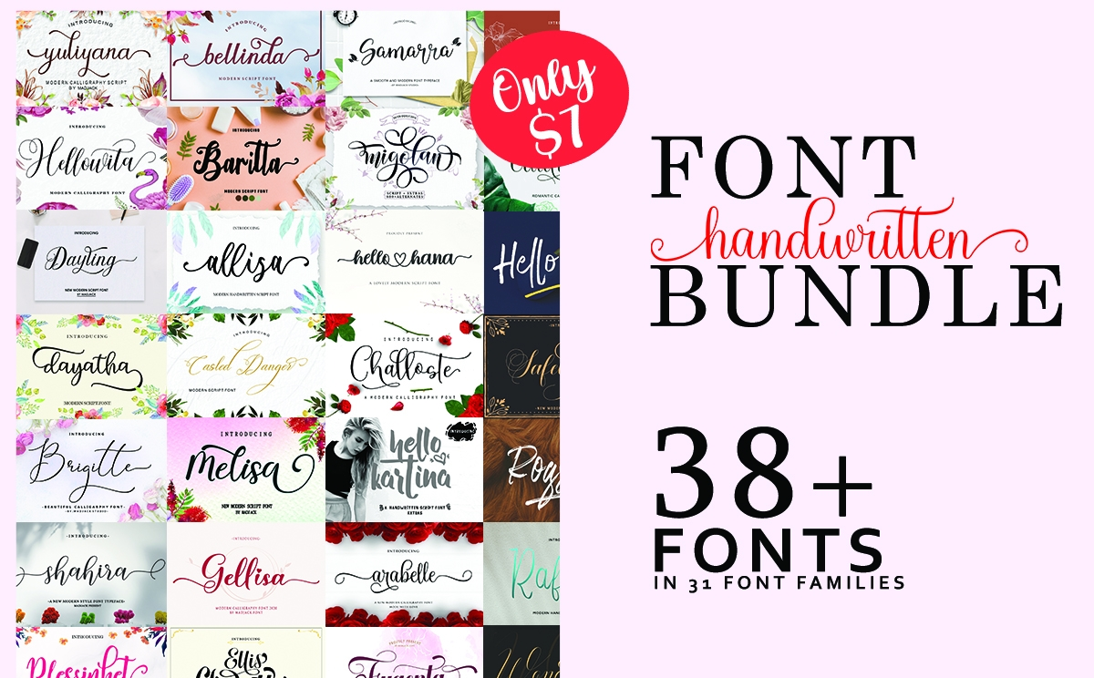 Font Collection Bundle 2 - Versatile Typefaces