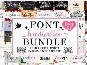 font collection bundle