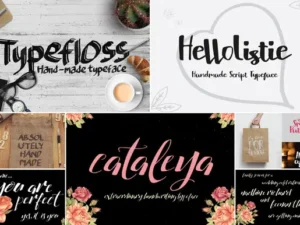 font graphic bundle 4
