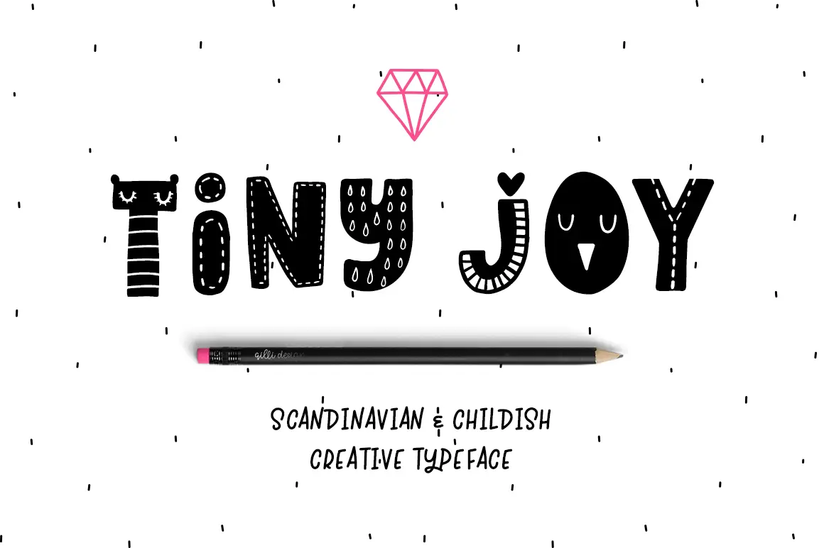 Fontbundles – Tiny Joy Font – Scandinavian & Kids 3 fontbundles tiny joy font scandinavian kids 6 1