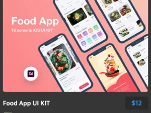 food app ui kit