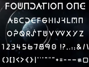 foundation one display font 3
