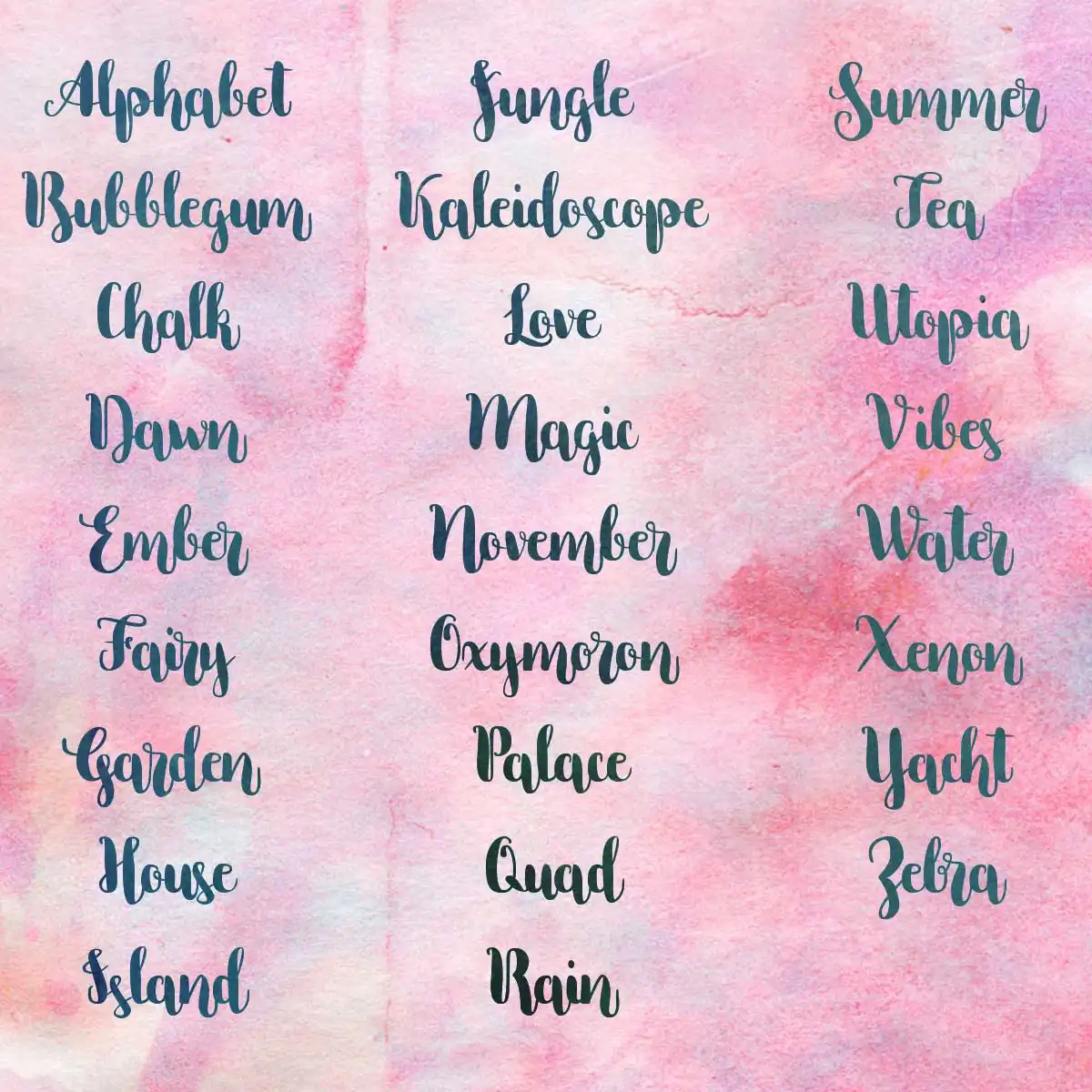 Fourteen Dreams Brushlettering Font 3 fourteen dreams brushlettering font 3