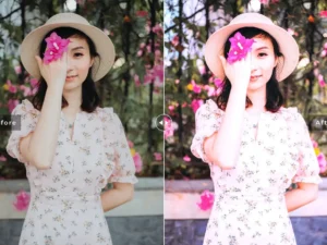 fuchsia mobile desktop lightroom presets 6