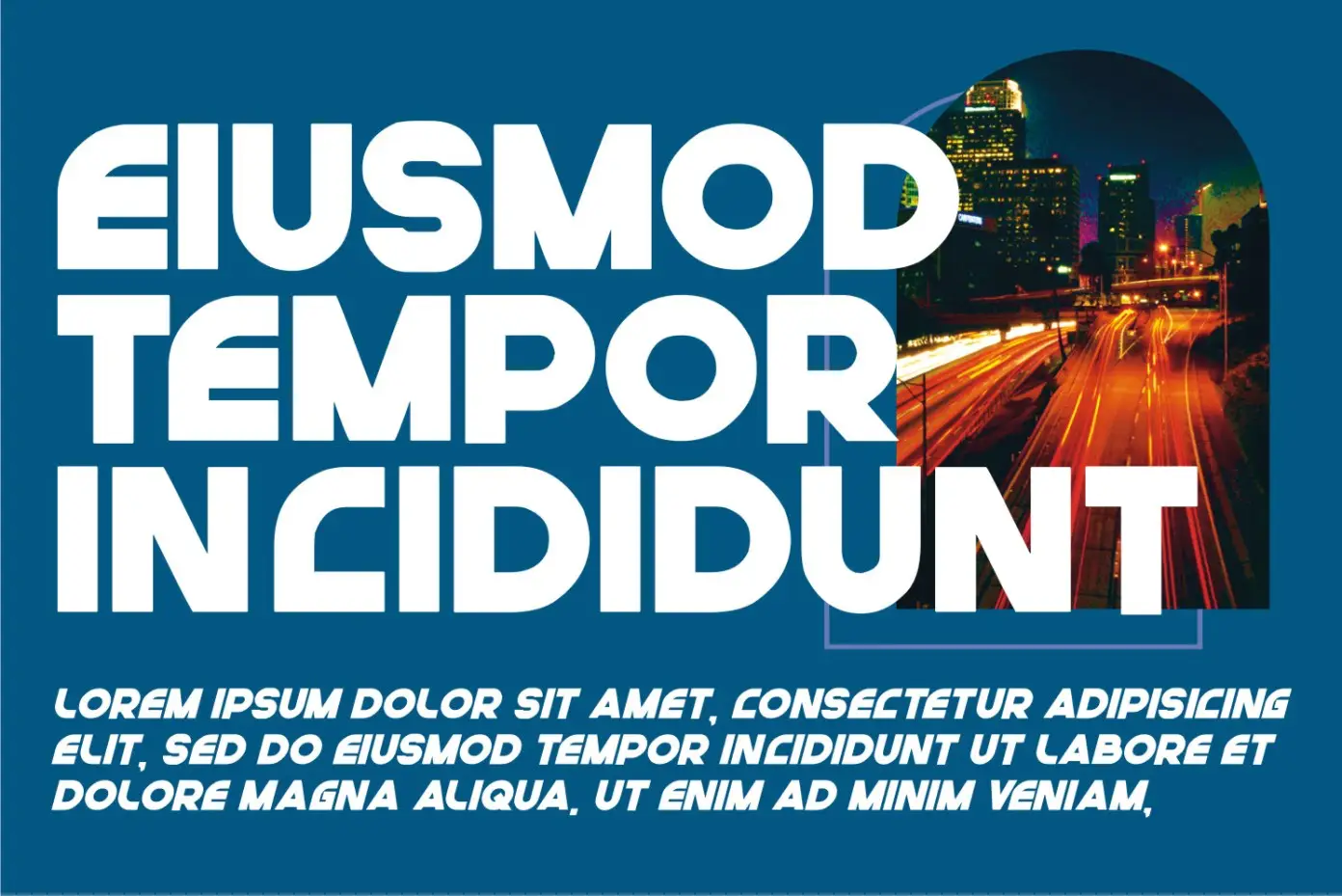 Futural Display Font