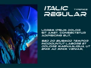 futures display font 3