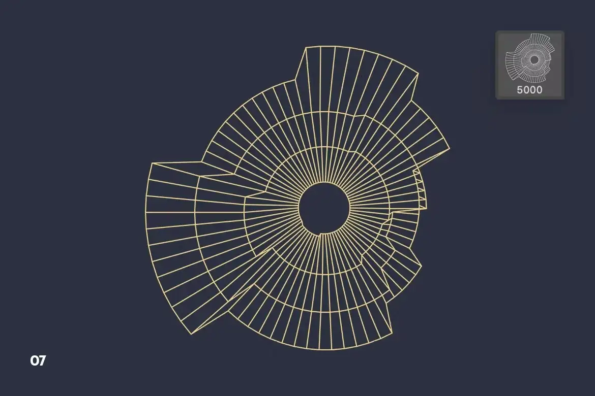 Futuristic Geometric Shapes Photoshop Brushes