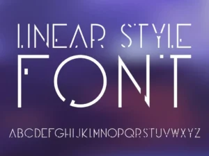 futuristic otf vintage label font