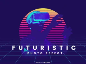 futuristic photo effect for photoshop 3