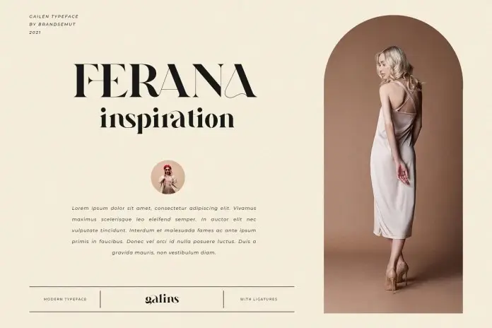 Galins Serif Font