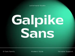 galpike sans variable font