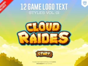 game logo text styles 2