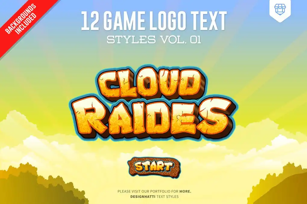 Game Logo Text Styles