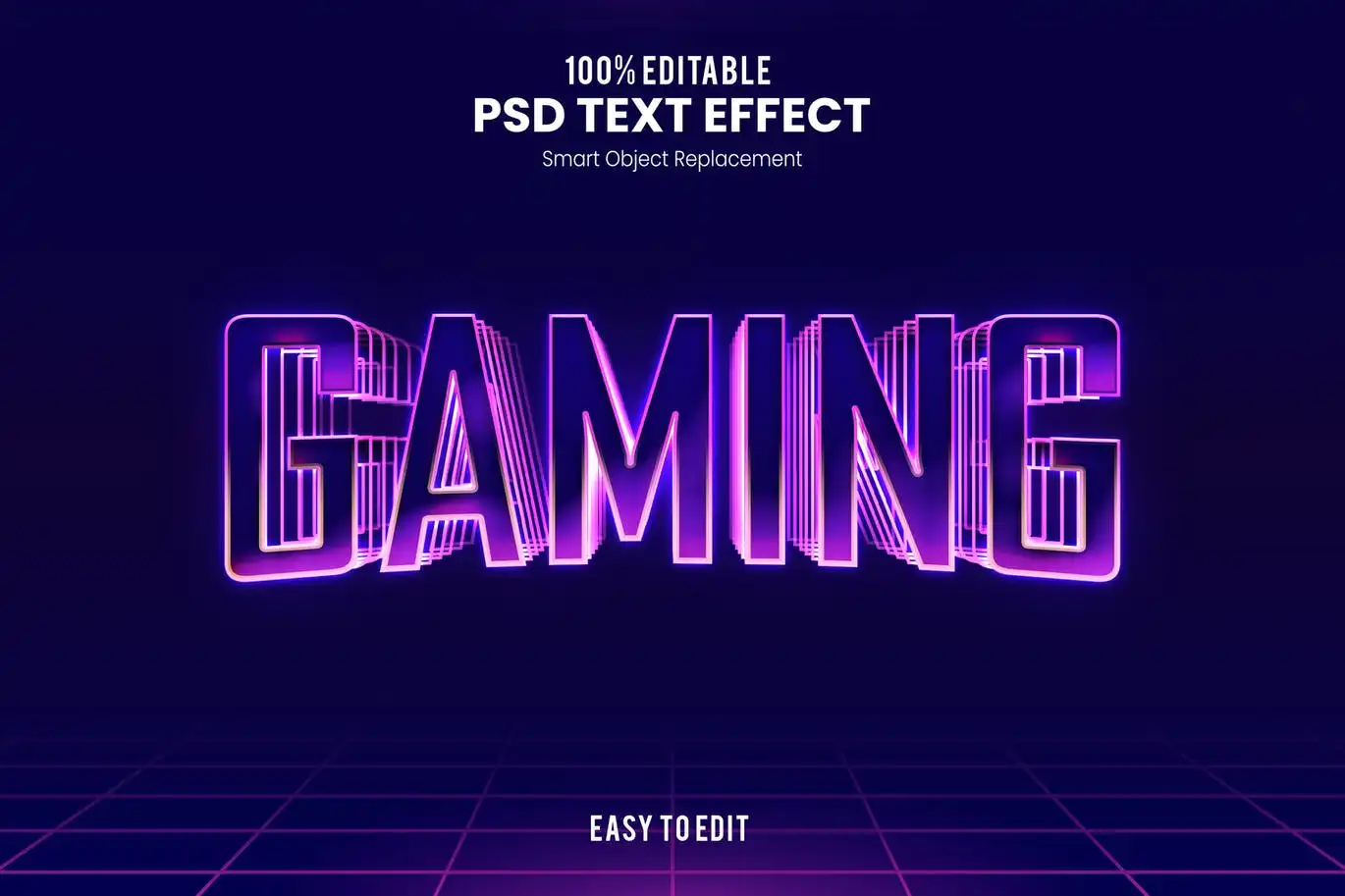 Gaming-Futuristic Modern Esport Text Effect