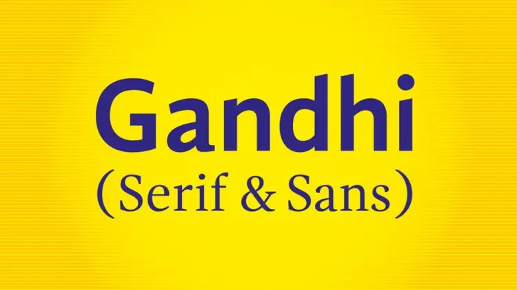 Gandhi Serif & Sans Font 7 gandhi serif sans font