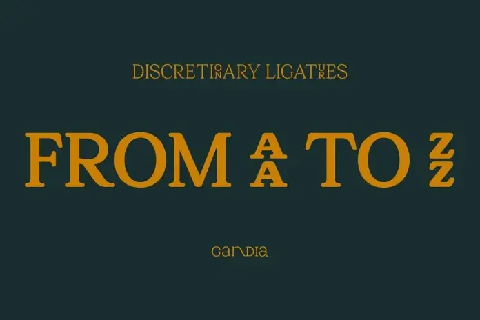Gandia Serif Font 5 gandia serif font 4