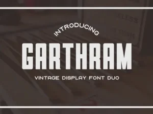 garthram font