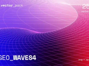 geo waves4 vector pack by codetoform