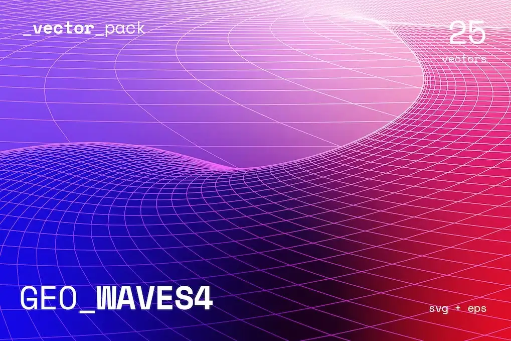 GEO_WAVES4 Vector Pack