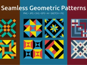 geometric seamless patterns