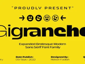 gigranche by ridtype foundry 2
