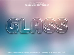 glass text effect 4