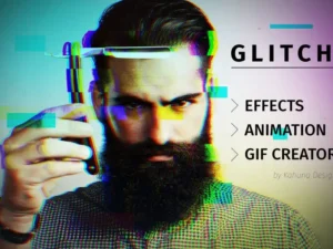 glitch effect with gif animation 2 4