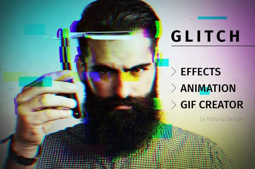 Glitch Effect With Gif Animation 2