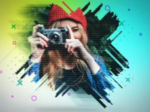 glitch effect with gif animation 3