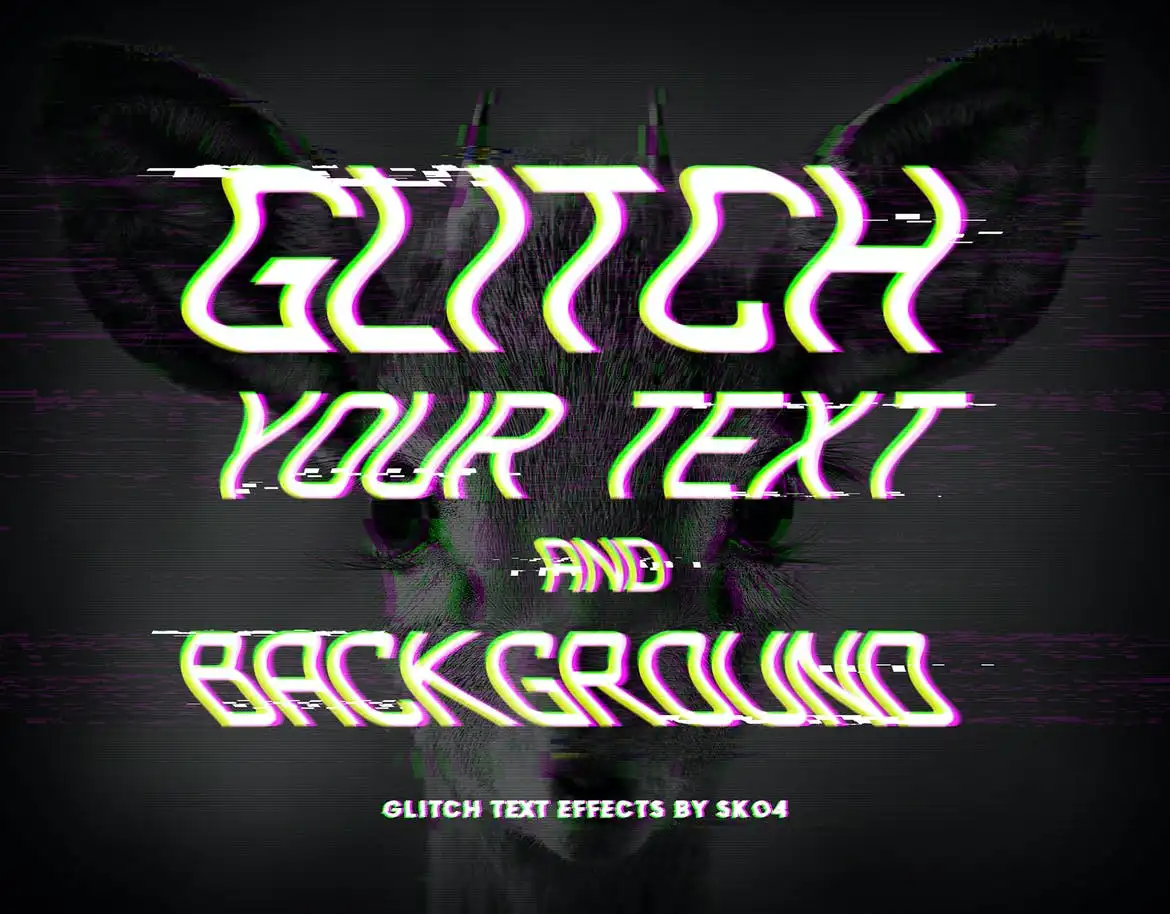 Glitch Effects-10 Psd 11 glitch effects 10 psd 2