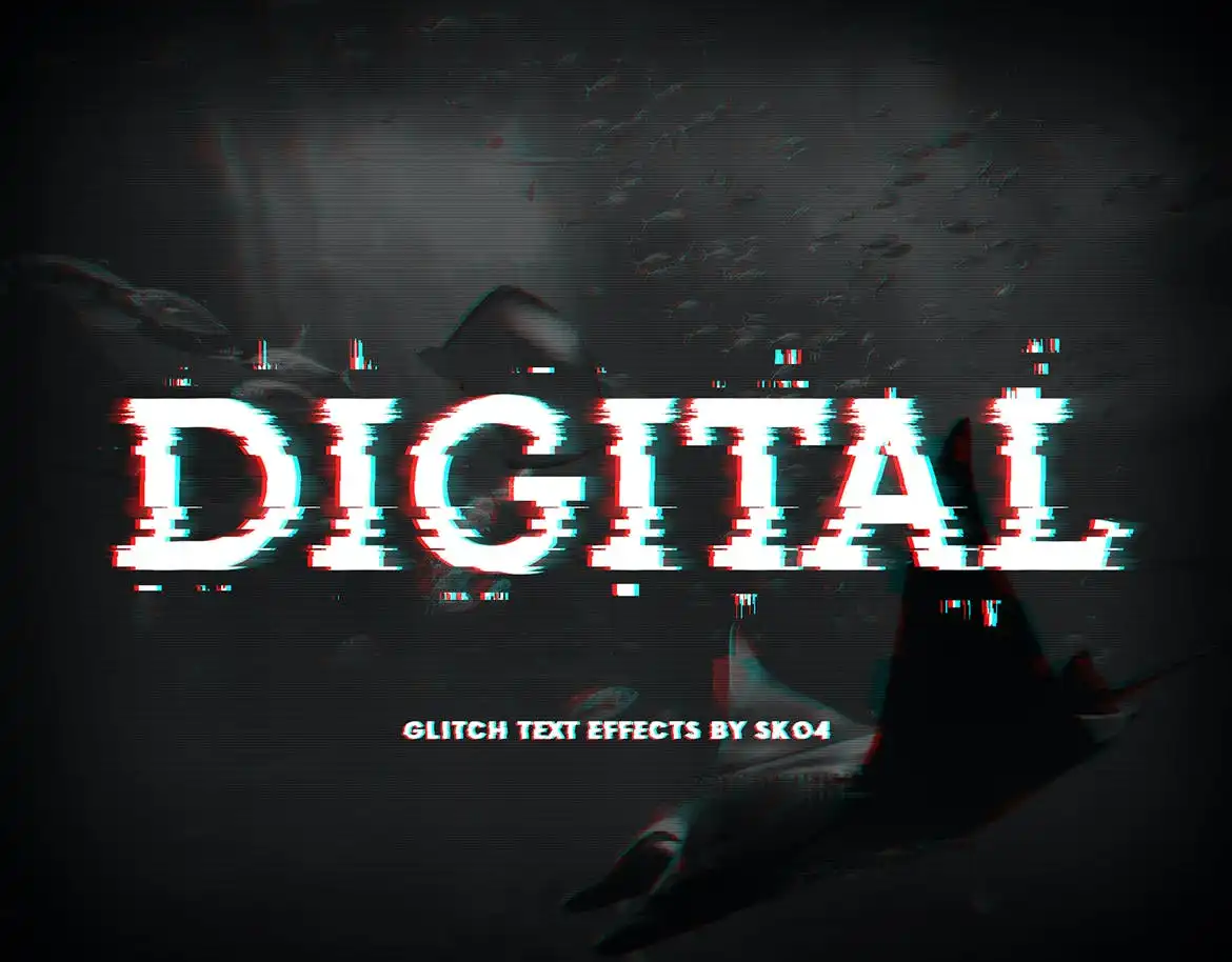 Glitch Effects-10 Psd 5 glitch effects 10 psd