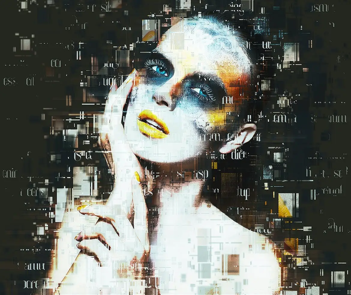 Glitch Photoshop Action