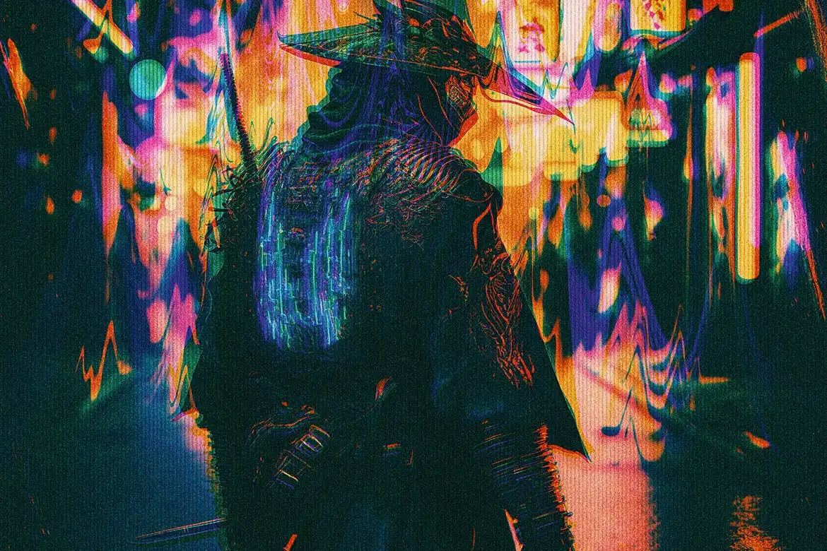 Glitch Signal Photo Effect 2 glitch signal photo effect 3