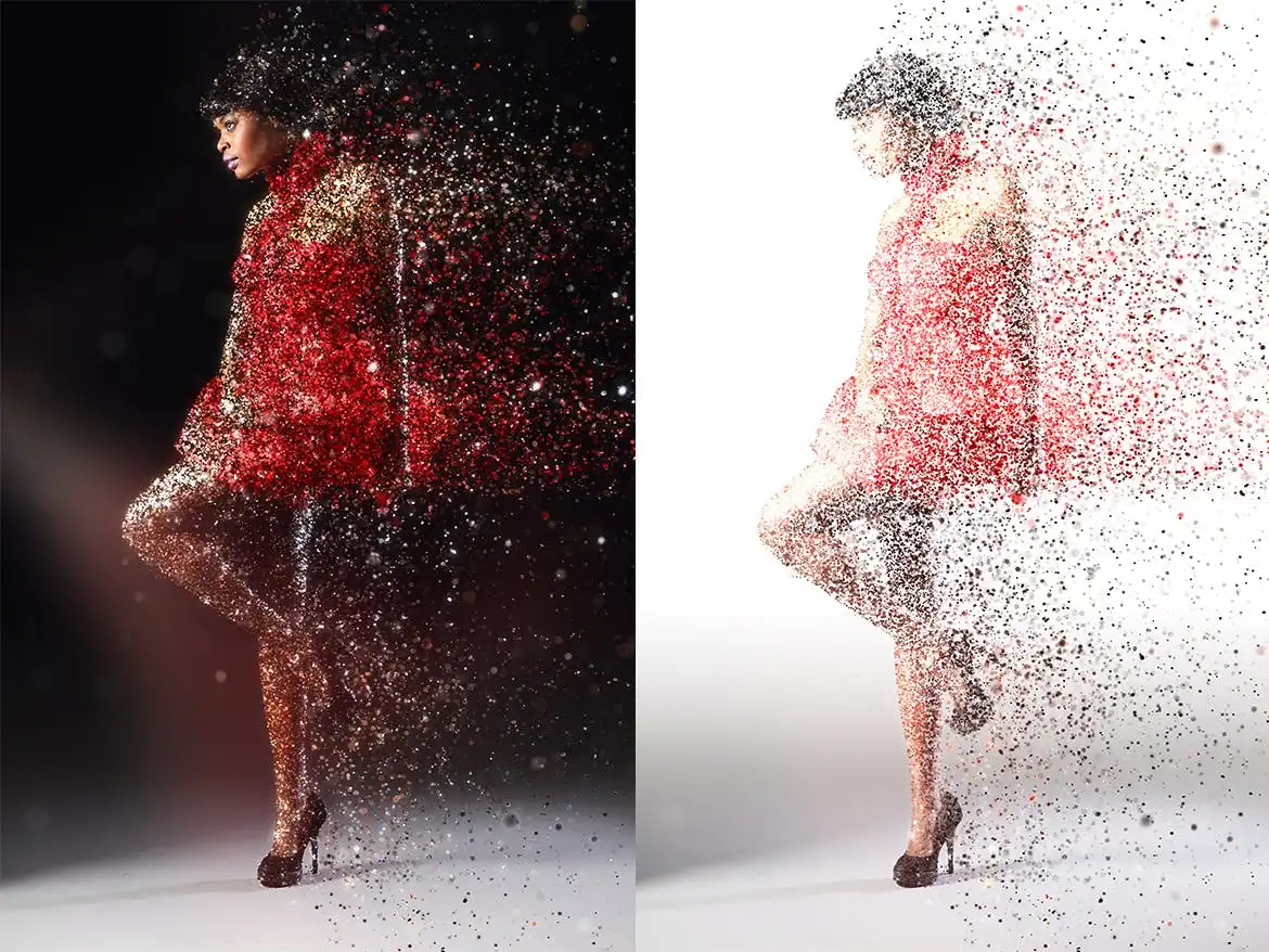 Glitterstorm Photoshop Action