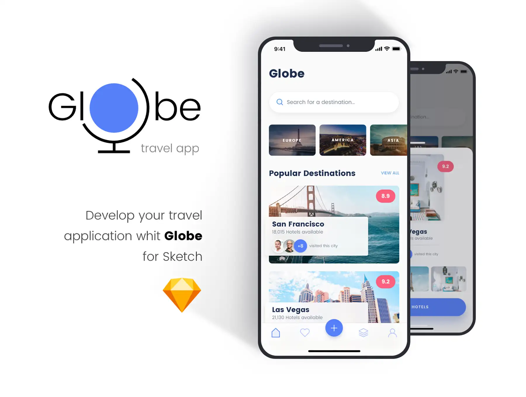 Globe Travel app 4 globe travel app2