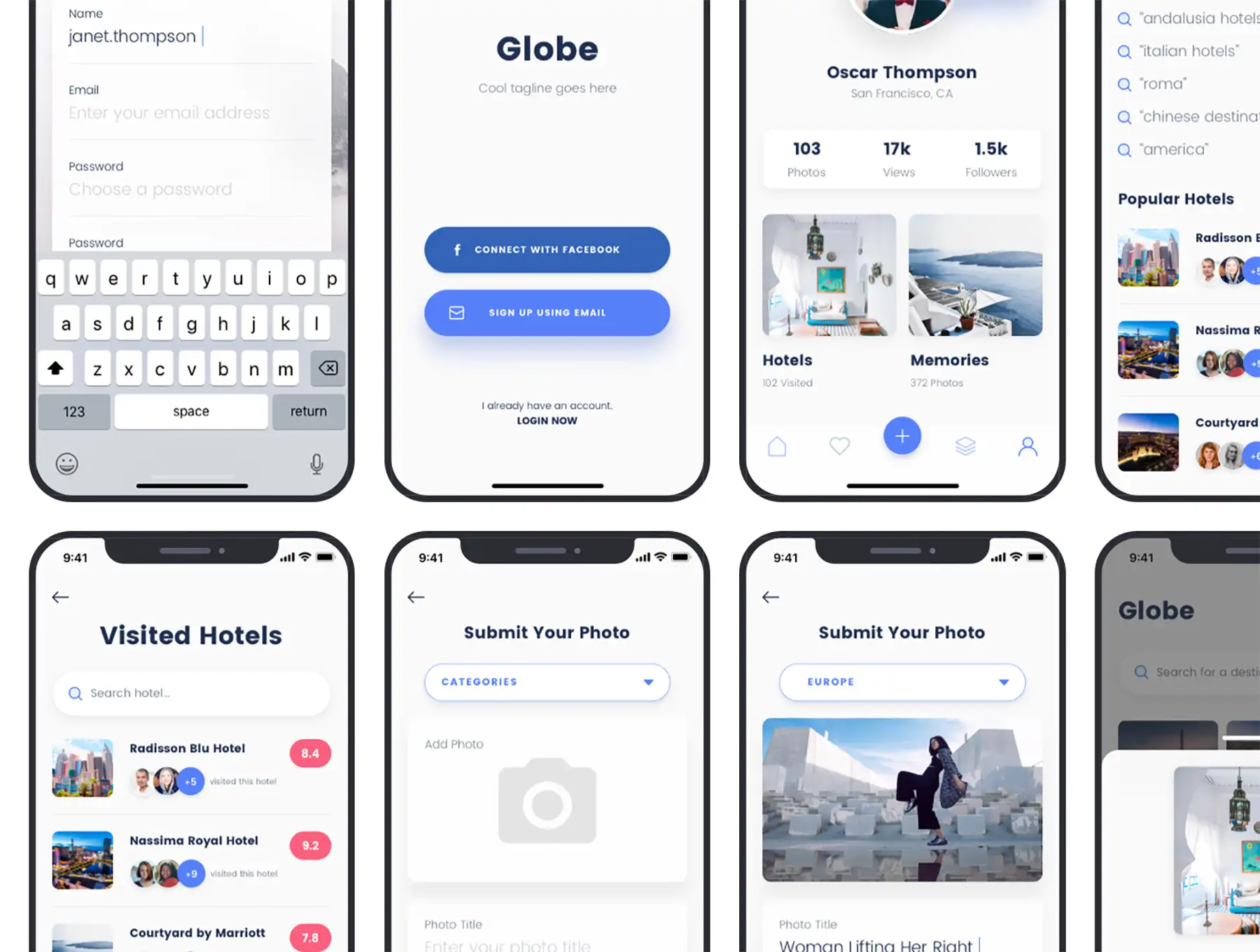 Globe Travel app 8 globe travel app6