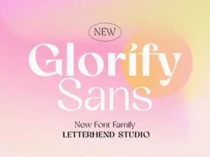 glorify sans by letterhend