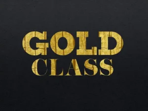 gold text effects 7