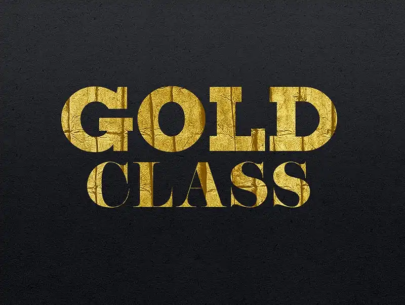 Gold Text Effects