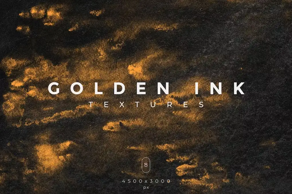 Golden Ink Textures