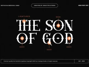 gothicha sans business font 5
