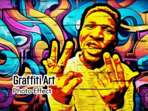 graffiti art photo effect