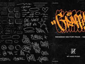 graffiti random vector pack by hainz studio